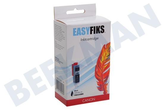 Easyfiks Inktcartridge PGI 550 PGBK Black + Chip