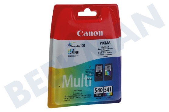 Canon Inktcartridge PG 540 Black CL 541 Color Multipack