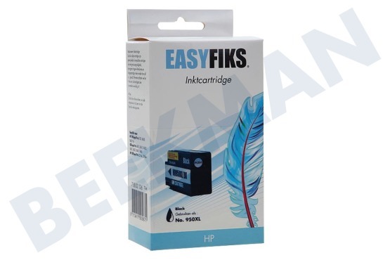 Easyfiks HP 950 XL Black Inktcartridge No. 950 XL Black
