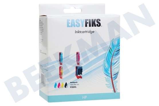 Easyfiks HP 920XL Multipack Inktcartridge No. 920 XL Multipack BK/C/M/Y