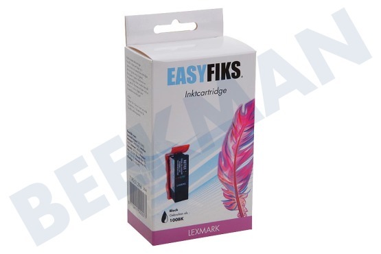 Easyfiks Lexmark printer Inktcartridge No. 100 Black + chip
