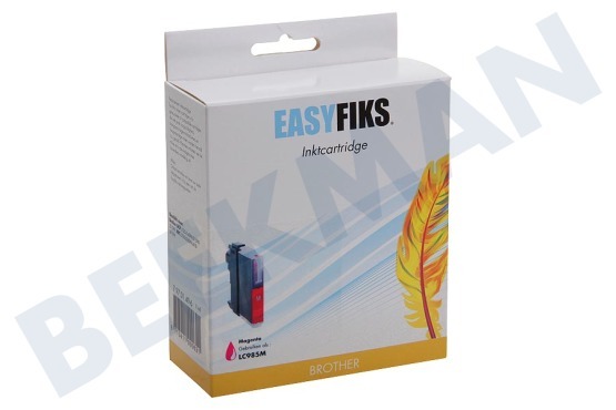 Easyfiks Brother printer Inktcartridge LC 985 Magenta