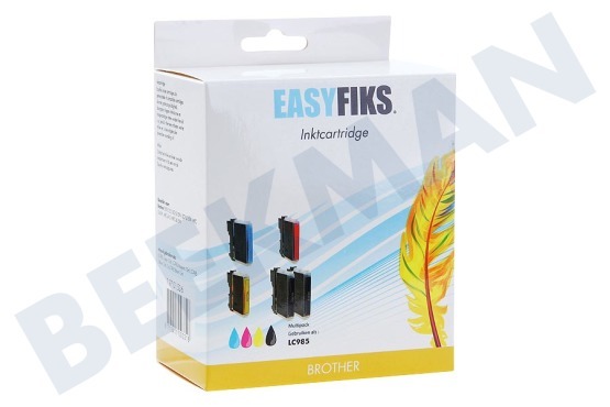 Easyfiks Inktcartridge LC 985 Multipack