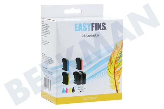 Easyfiks Inktcartridge LC 123/127 Multipack XL