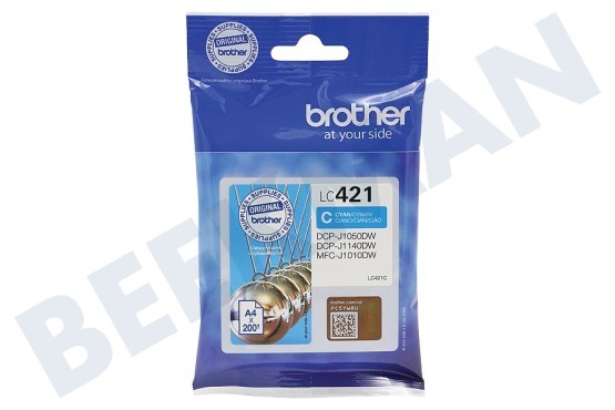 Brother  LC-421C Brother Inktcartridge LC421C Standard Capacity