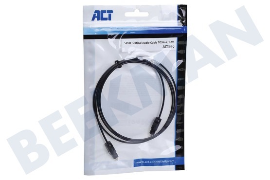 ACT AC3690 Optisches Kabel Toslink-Stecker - Toslink-Stecker, 1,2 Meter