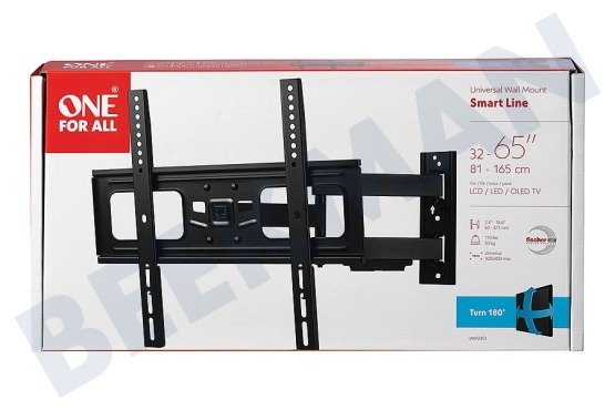 One For All WM2453 Muursteun Smart Line Turn 180 32-65"