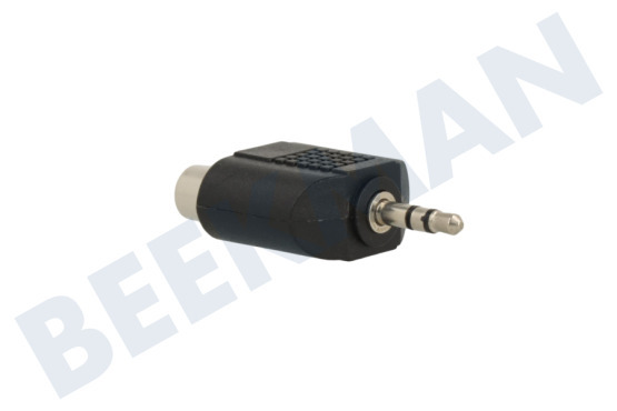 Easyfiks Klinken-Stecker-Adapter 3,5 mm auf Cinch Contra RCA-Buchse 2x