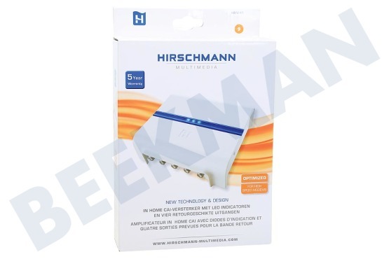 Hirschmann HMV 41 Versterker 4 voudig, NL-keur, excl. aansluitset 88905270, nummer 10