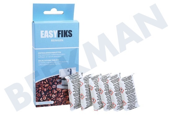 Easyfiks Koffiezetapparaat Ontkalker Ontkalkingstabletten