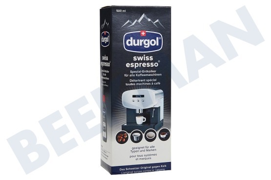 Durgol 7610243009642 Swiss Espresso speciaal ontkalker 500ml