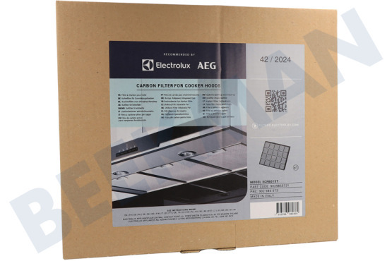 Zanussi Afzuigkap ECFB01ST Koolstoffilter Odourclean