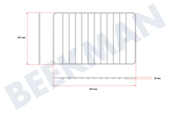 Aeg electrolux Oven-Magnetron Rooster Grillrooster, metaal
