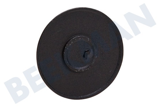 Ariston-Blue Air Fornuis 52933, C00052933 Branderdeksel 55mm -zwart emaille-