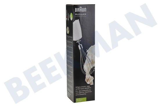 Braun Staafmixer MQ10 Garde Easyclick, wit, RVS, MQ10