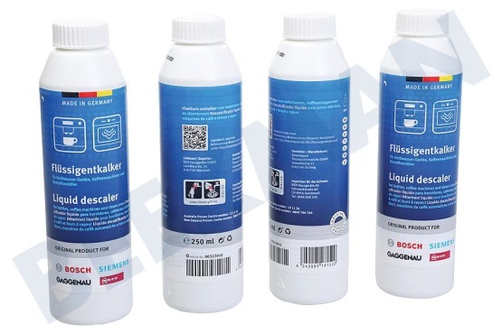 Neff Koffiezetapparaat 312013, 00312013 Ontkalker 4x 250ml