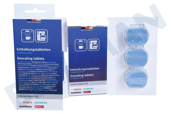 Siemens Koffiezetapparaat 312445, 00312445 Ontkalkingstabletten 3 stuks