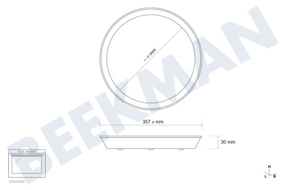 Junker Ofen-Mikrowelle 11041554 Pizzaform