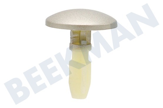 Pelgrim Oven-Magnetron Knop Druktoets, Zilver