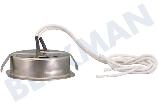 Etna Abzugshaube Lampe Spot komplett, Chrom-Rand