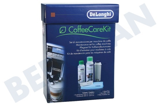 DeLonghi Koffiezetapparaat Reinigingsset Ontkalker, waterfilter en reiniger