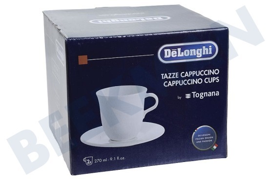 DeLonghi Koffiezetapparaat DLSC309 Porseleinen Cappuccinobekers