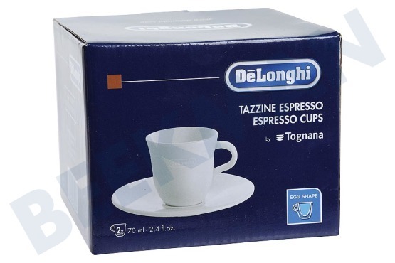 DeLonghi Koffiezetapparaat DLSC308 Porseleinen Espressokopjes
