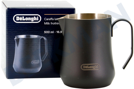 DeLonghi  DLSC082 Melkopschuimkan Zwart, 500ml