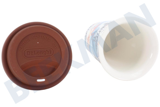 DeLonghi Koffiezetapparaat DLSC067 Thermosbeker Keramische beker met dubbele wand