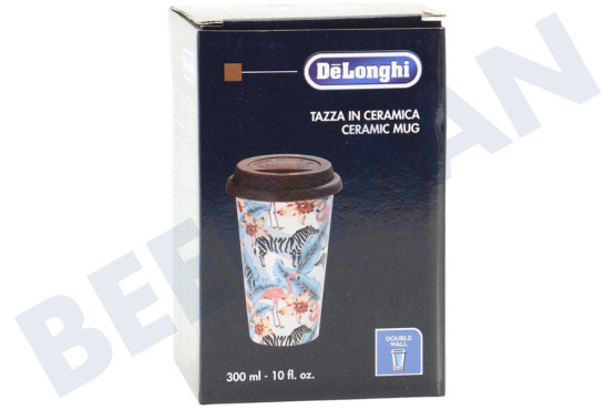 DeLonghi Koffiezetapparaat DLSC067 Thermosbeker Keramische beker met dubbele wand