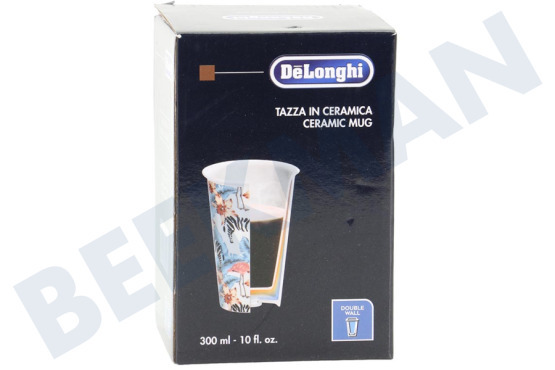 DeLonghi Koffiezetapparaat DLSC067 Thermosbeker Keramische beker met dubbele wand