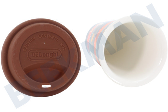DeLonghi Koffiezetapparaat DLSC066 Thermosbeker Keramische beker met dubbele wand