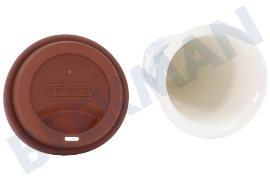 DeLonghi Koffiezetapparaat DLSC065 Thermosbeker Keramische beker met dubbele wand