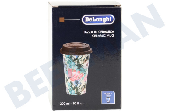 DeLonghi Koffiezetapparaat DLSC065 Thermosbeker Keramische beker met dubbele wand