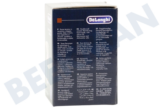 DeLonghi Koffiezetapparaat DLSC064 Thermosbeker Keramische beker met dubbele wand