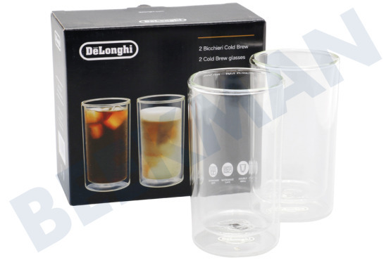 DeLonghi  DLSC325 Dubbelwandige Glazen Cold Brew