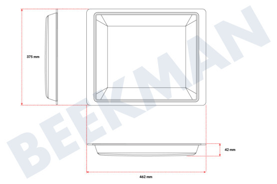 Blomberg Oven-Magnetron Bakplaat