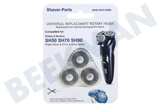 NewSPeak  SH50/SH90 Shaver-Parts SH50, SH70, SH90