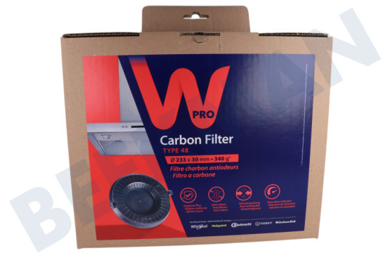 Elica Abzugshaube AMC037 Filter Kohlefilter -rund 23cm-