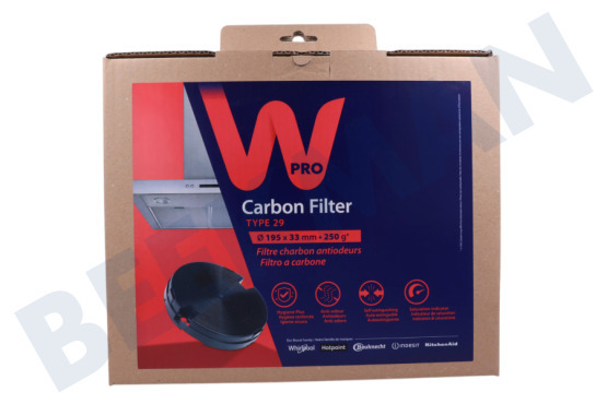 Ignis Afzuigkap CHF029/1 Filter Koolstoffilter