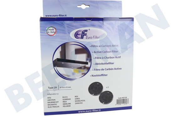 Neutral Afzuigkap Filter Koolstoffilter