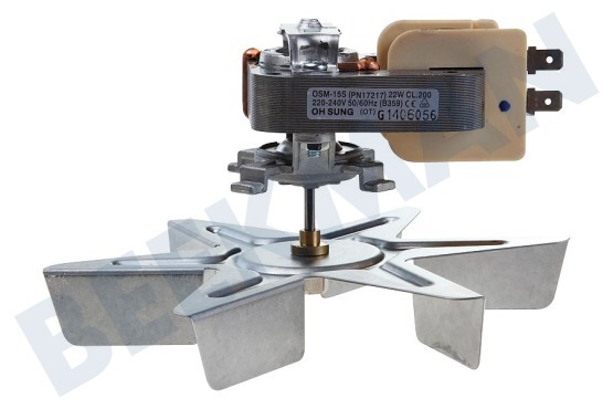 Hotpoint Oven-Magnetron Motor Ventilator met waaier
