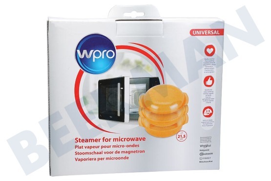 Whirlpool Oven-Magnetron STM006 Stoomschotel Rond 1,5 Liter