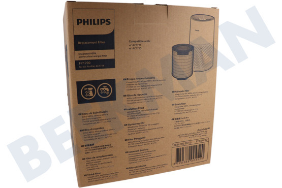Philips FY1700/30 Philips vervangend filter Geintegreerd 3-in-1
