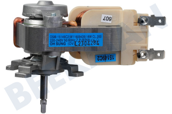 Whirlpool Oven-Magnetron Motor Van ventilator hetelucht