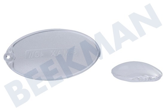 Smeg Afzuigkap Glaasje Van verlichting, 2 stuks