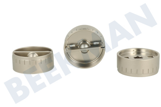 Dometic Kookplaat Knop Draaiknop Gesatineerd, 3 Stuks