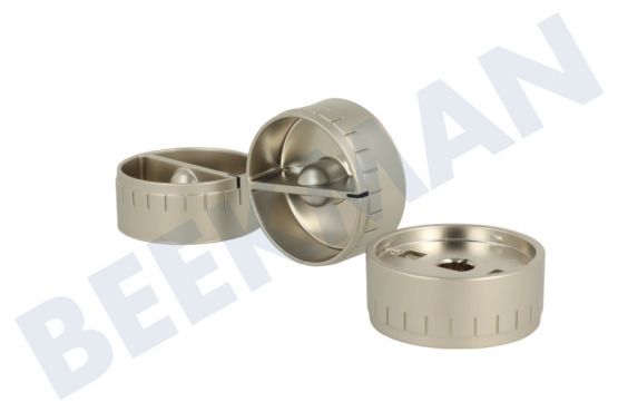 Dometic Kookplaat Knop Draaiknop Gesatineerd, 3 Stuks