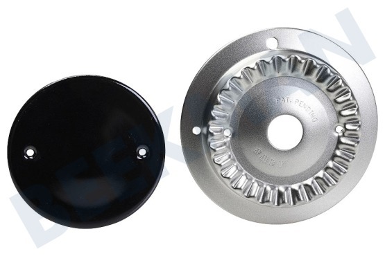 Dometic Kookplaat Branderkelk Brandertop 2 gaats, geemailleerd, D=75mm