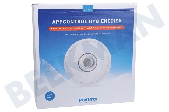 Venta Hygienedisk Airwasher App Control, 3 stuks